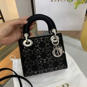 三格戴妃包绸缎面银扣 K(0862) 图1