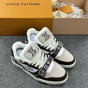 上新 1v驴牌 trainer魔术贴 棕灰色 图1