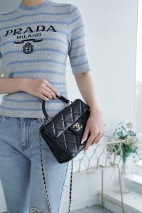 CHANEL 24p 手柄kelly盒子 黑色小号 图3