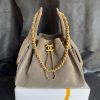 Chanel 25c 灰色麂皮hobo 小号 图1