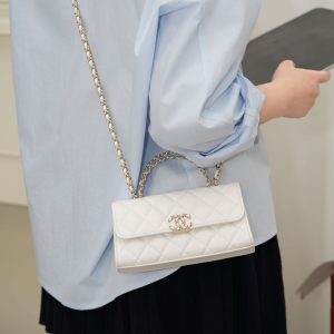Chanel 25s 交叉手柄kelly 白金 横版 图2