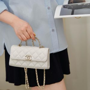 Chanel 25s 交叉手柄kelly 白金 横版 图6