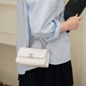 Chanel 25s 交叉手柄kelly 白金 横版 图7