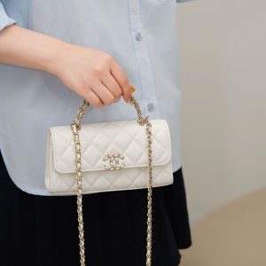 Chanel 25s 交叉手柄kelly 白金 横版 图1