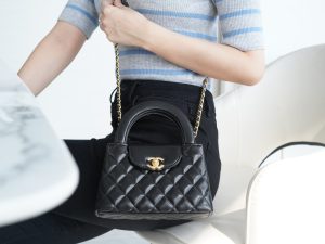 CHAENLKelly手柄包 黑色 图8