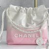 Chanel 24S 渐变粉色mini 22bag 图1
