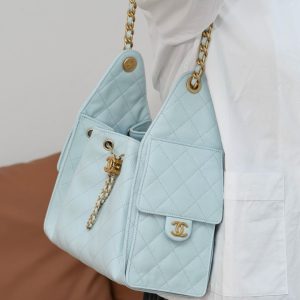 Chanel small hobo 蒂芙尼蓝小号 图2