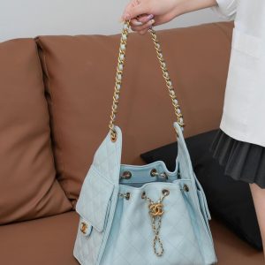 Chanel small hobo 蒂芙尼蓝小号 图5