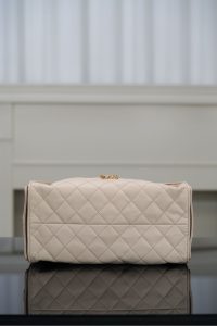 Chanel hobo bag 杏色鱼子酱 中号 图9