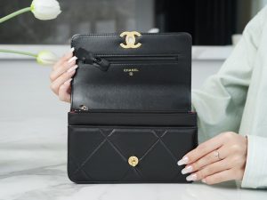 CHANEL 23p 新款19woc 黑金 图5