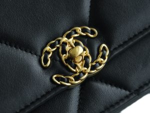 CHANEL 23p 新款19woc 黑金 图9