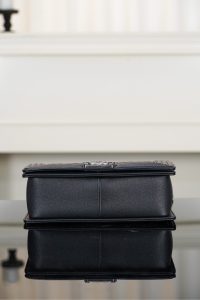 Chanel Leboy 小球纹 黑银中号 图9