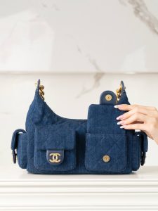 Chanel 25c 爆款牛仔hobo 嬉皮包 小号 图4