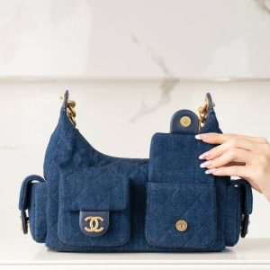 Chanel 25c 爆款牛仔hobo 嬉皮包 小号 图4