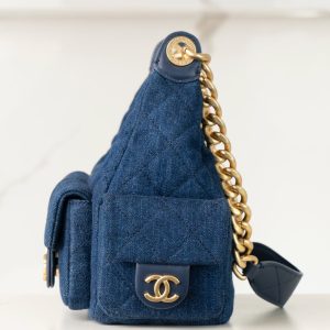 Chanel 25c 爆款牛仔hobo 嬉皮包 小号 图5