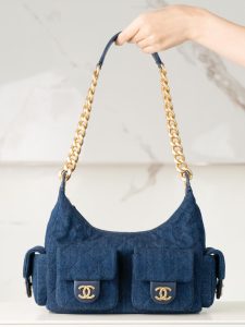 Chanel 25c 爆款牛仔hobo 嬉皮包 小号 图9