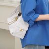 Chanel small hobo 白色 鱼子酱 小号 图1