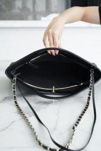 Chanel 31bag 大号黑色 褶皱小牛皮 图6