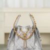 Chanel small hobo 银色 小号 图1