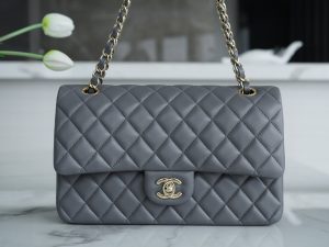 CF Classic Flap| 中号 羊皮 深灰ʚྀིɞ 图2