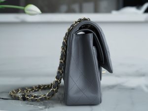 CF Classic Flap| 中号 羊皮 深灰ʚྀིɞ 图4