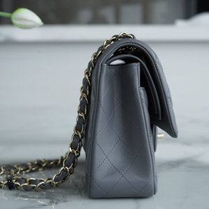 CF Classic Flap| 中号 羊皮 深灰ʚྀིɞ 图4
