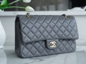 CF Classic Flap| 中号 羊皮 深灰ʚྀིɞ 图6