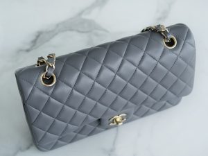 CF Classic Flap| 中号 羊皮 深灰ʚྀིɞ 图7