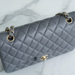 CF Classic Flap| 中号 羊皮 深灰ʚྀིɞ 图7