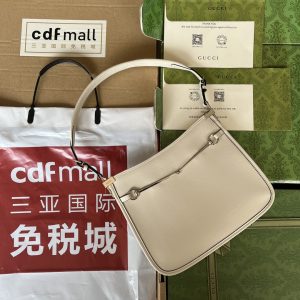 【配置专柜包装】Gucci Horsebit Slim系列小号肩背包款号764191 AACY3 9014 2023秋冬 图1