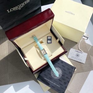 独家狠货来袭!渠道货!支持任意验货,林志玲同款!浪琴表黛绰维纳进口小牛皮系列!20.80 X 32.00mm 石英女士腕 图1