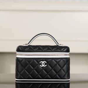 Chanel 26ss隐藏款 熊猫拼色LP盒子包 图1