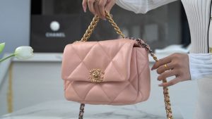 CHANE·L春夏新品19bag 裸粉小号 图1