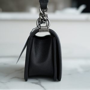 Chanel Leboy 大球纹 黑银小号 图3