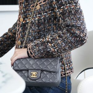 Chanel 金属球 Mini深灰色 图2