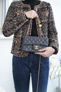 Chanel 金属球 Mini深灰色 图3