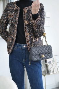 Chanel 金属球 Mini深灰色 图4