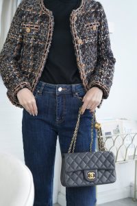 Chanel 金属球 Mini深灰色 图5