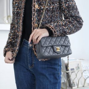 Chanel 金属球 Mini深灰色 图6