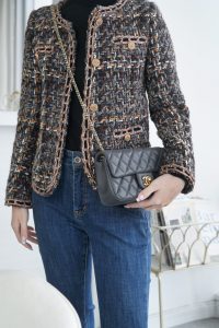 Chanel 金属球 Mini深灰色 图7