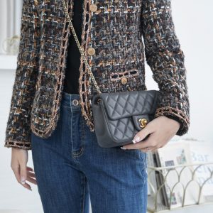Chanel 金属球 Mini深灰色 图7