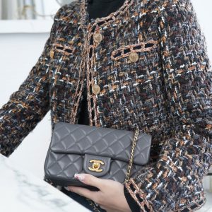 Chanel 金属球 Mini深灰色 图1