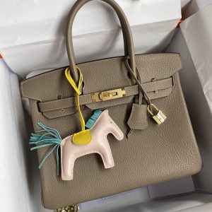 半手工 Birkin 30m 进口Togo皮 81斑鸠灰 金扣~ 图1