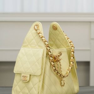 Chanel small hobo 小鸡黄 小号 图3