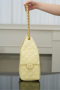 Chanel small hobo 小鸡黄 小号 图6