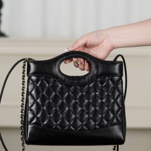 Chanel 31bag Mini 黑金 图2