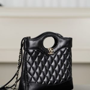 Chanel 31bag Mini 黑金 图6