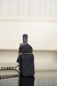 Chanel 26p 丹宁牛仔LP 饭盒包 深蓝 图6