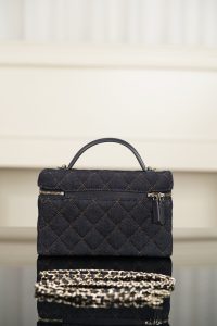 Chanel 26p 丹宁牛仔LP 饭盒包 深蓝 图2