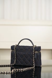 Chanel 26p 丹宁牛仔LP 饭盒包 深蓝 图5